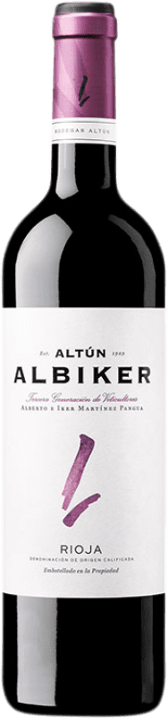 7,95 € Бесплатная доставка | Красное вино Altún Albiker Молодой D.O.Ca. Rioja Ла-Риоха Испания Tempranillo, Viura бутылка 75 cl