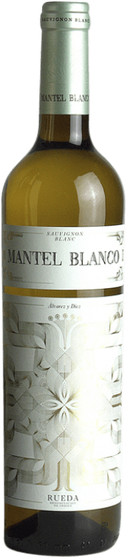 9,95 € Kostenloser Versand | Weißwein Álvarez y Díez Mantel Blanco D.O. Rueda Kastilien und León Spanien Sauvignon Weiß Flasche 75 cl