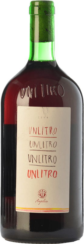 18,95 € Free Shipping | Red wine Ampeleia Unlitro I.G.T. Costa Toscana Tuscany Italy Grenache, Carignan, Cannonau Missile Bottle 1 L