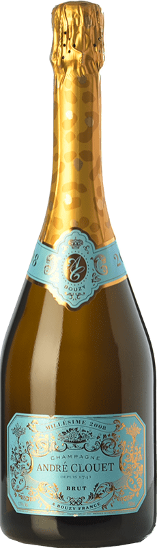 59,95 € Envoi gratuit | Vin Mousseux Blanc André Clouet Brut Millésimé Réserve A.O.C. Champagne Champagne France Pinot Noir Bouteille 75 cl