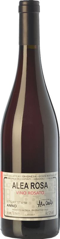 17,95 € Kostenloser Versand | Rosé-Wein Andrea Occhipinti Alea Rosa I.G.T. Lazio Latium Italien Aleático Flasche 75 cl