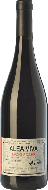 23,95 € Бесплатная доставка | Красное вино Andrea Occhipinti Alea Viva I.G.T. Lazio Лацио Италия Aleático бутылка 75 cl