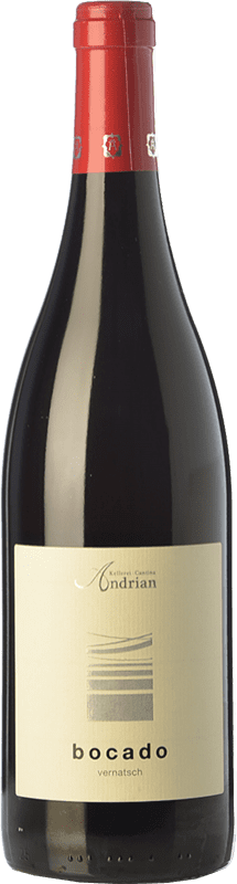 14,95 € 免费送货 | 红酒 Andriano Bocado D.O.C. Alto Adige 特伦蒂诺 - 上阿迪杰 意大利 Schiava, Vernatsch 瓶子 75 cl