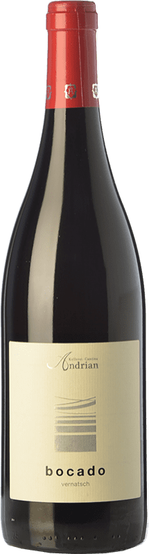 15,95 € Бесплатная доставка | Красное вино Andriano Bocado D.O.C. Alto Adige Трентино-Альто-Адидже Италия Schiava — Скиава, Vernatsch — Вернач Бутылка 75 cl