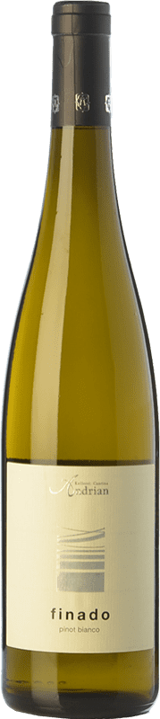 12,95 € Envio grátis | Vinho branco Andriano Finado Pinot Bianco D.O.C. Alto Adige Trentino-Alto Adige Itália Pinot Branco Garrafa 75 cl