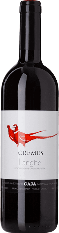 36,95 € Envoi gratuit | Vin rouge Gaja Cremes D.O.C. Langhe Piémont Italie Pinot Noir, Dolcetto Bouteille 75 cl