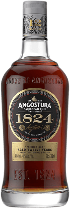 81,95 € Envio grátis | Rum Angostura 1824 Trinidad e Tobago Garrafa 70 cl
