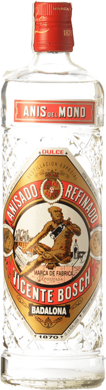 10,95 € Envío gratis | Anisado Anís del Mono Dulce Cataluña España Botella 70 cl