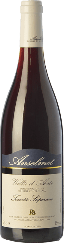 24,95 € Free Shipping | Red wine Anselmet Torrette Supérieur D.O.C. Valle d'Aosta Valle d'Aosta Italy Cornalin, Fumin, Petit Rouge Bottle 75 cl