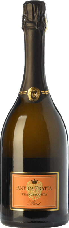 24,95 € Envío gratis | Espumoso blanco Fratta Brut D.O.C.G. Franciacorta Lombardia Italia Pinot Negro, Chardonnay Botella 75 cl