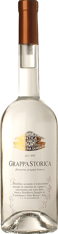 25,95 € Free Shipping | Grappa Quaglia Storica I.G.T. Grappa Piemontese Piemonte Italy 70 cl