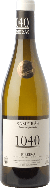 29,95 € Free Shipping | White wine Cajide Gulín Sameirás 1040 Aged D.O. Ribeiro Galicia Spain Godello, Treixadura, Albariño, Lado Bottle 75 cl