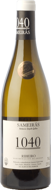 27,95 € Free Shipping | White wine Cajide Gulín Sameirás 1040 Crianza D.O. Ribeiro Galicia Spain Godello, Treixadura, Albariño, Lado Bottle 75 cl