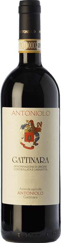 44,95 € Spedizione Gratuita | Vino rosso Antoniolo D.O.C.G. Gattinara Piemonte Italia Nebbiolo Bottiglia 75 cl