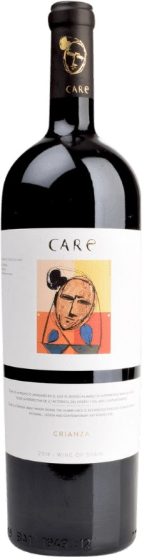 12,95 € Бесплатная доставка | Красное вино Añadas Care Crianza — Крианса D.O. Cariñena Арагон Испания Merlot — Мерло, Syrah — Сира Бутылка 75 cl