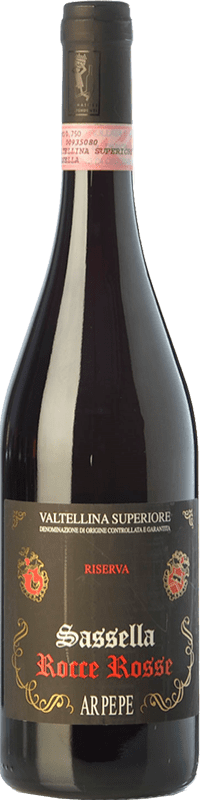 131,95 € Kostenloser Versand | Rotwein Ar.Pe.Pe. Sassella Rocce Rosse Superior Reserve — Gereift D.O.C. Valtellina Lombardei Italien Nebbiolo Flasche 75 cl