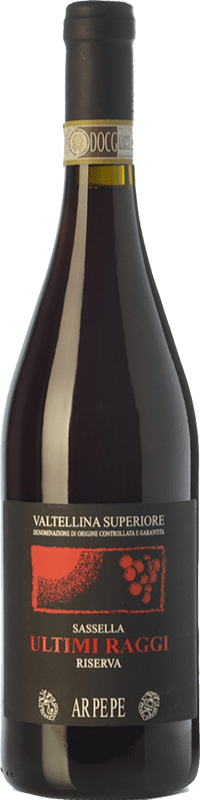 125,95 € Envoi gratuit | Vin rouge Ar.Pe.Pe. Sassella Riserva Ultimi Raggi Réserve D.O.C.G. Valtellina Superiore Lombardia Italie Nebbiolo Bouteille 75 cl
