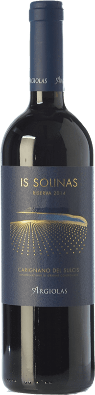 22,95 € Бесплатная доставка | Красное вино Argiolas Is Solinas I.G.T. Isola dei Nuraghi Sardegna Италия Carignan, Bobal бутылка 75 cl