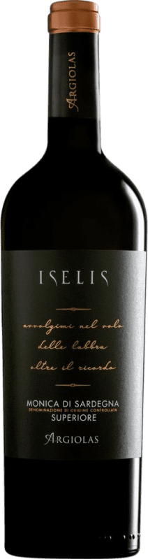 19,95 € 送料無料 | 赤ワイン Argiolas Iselis Rosso D.O.C. Monica di Sardegna サルデーニャ イタリア Carignan, Bobal, Monica ボトル 75 cl