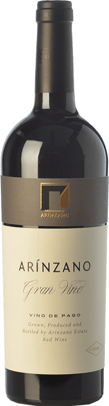 101,95 € 免费送货 | 红酒 Arínzano Gran Vino 岁 D.O.P. Vino de Pago Señorío de Arínzano 纳瓦拉 西班牙 Tempranillo, Merlot 瓶子 75 cl