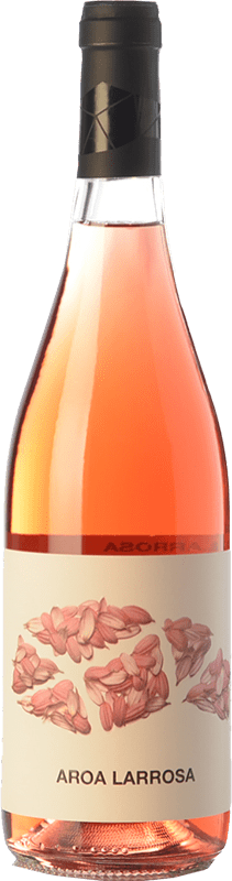 6,95 € Free Shipping | Rosé Wine Aroa Larrosa D.O. Navarra Navarre Spain Tempranillo, Grenache Eco Organic Bottle 75 cl