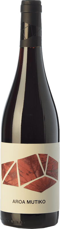 6,95 € Envoi gratuit | Vin Rouge Aroa Mutiko Jeune D.O. Navarra Navarre Espagne Tempranillo, Merlot Eco Biologique Bouteille 75 cl