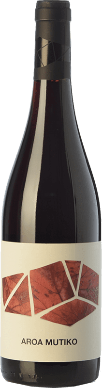 6,95 € Spedizione Gratuita | Vino rosso Aroa Mutiko Giovane D.O. Navarra Navarra Spagna Tempranillo, Merlot Bottiglia 75 cl
