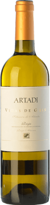 27,95 € Free Shipping | White wine Artadi Viñas de Gain Aged D.O.Ca. Rioja The Rioja Spain Viura Bottle 75 cl
