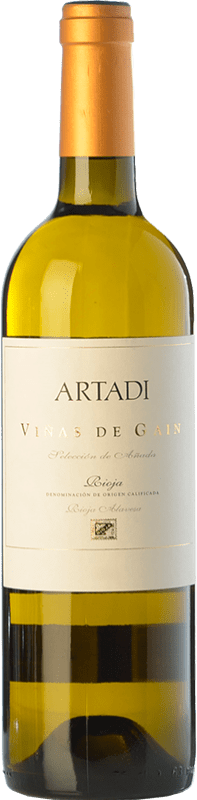 28,95 € Envío gratis | Vino Blanco Artadi Viñas de Gain Crianza D.O.Ca. Rioja La Rioja España Viura 75 cl