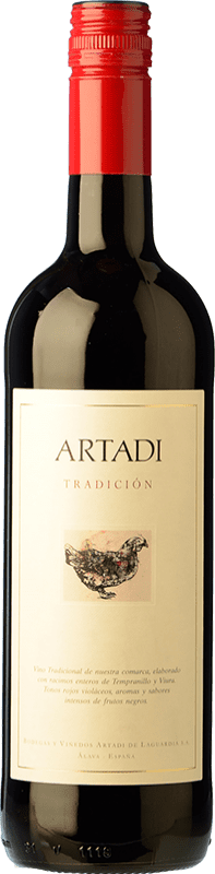 10,95 € Бесплатная доставка | Красное вино Artadi Молодой Испания Tempranillo, Viura бутылка 75 cl