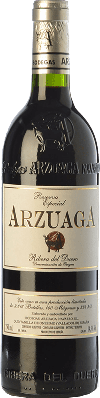 61,95 € Free Shipping | Red wine Arzuaga Especial Reserve D.O. Ribera del Duero Castilla y León Spain Tempranillo Bottle 75 cl
