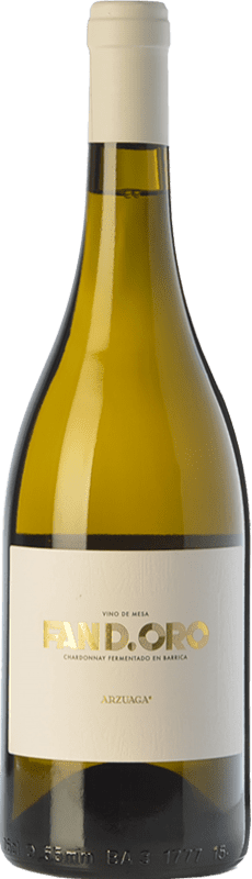 14,95 € Free Shipping | White wine Arzuaga Fan D.Oro Crianza D.O. Ribera del Duero Castilla y León Spain Chardonnay Bottle 75 cl