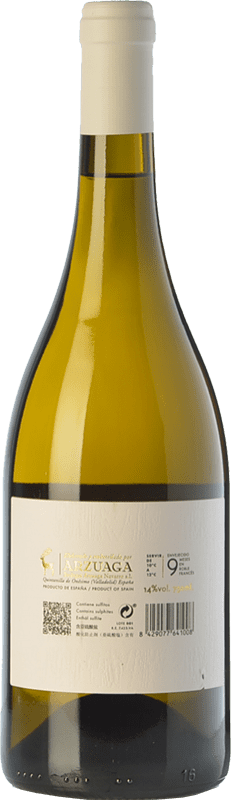 14,95 € Free Shipping | White wine Arzuaga Fan D.Oro Crianza D.O. Ribera del Duero Castilla y León Spain Chardonnay Bottle 75 cl
