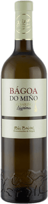 12,95 € Envio grátis | Vinho branco As Laxas Bágoa do Miño D.O. Rías Baixas Galiza Espanha Albariño Garrafa 75 cl