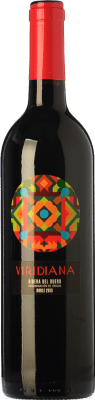 12,95 € Free Shipping | Red wine Atalayas de Golbán Viridiana Young D.O. Ribera del Duero Castilla y León Spain Tempranillo Bottle 75 cl