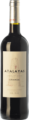 16,95 € 免费送货 | 红酒 Atalayas de Golbán 岁 D.O. Ribera del Duero 卡斯蒂利亚莱昂 西班牙 Tempranillo 瓶子 75 cl