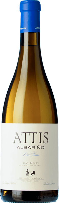15,95 € Envio grátis | Vinho branco Attis D.O. Rías Baixas Galiza Espanha Albariño Garrafa 75 cl