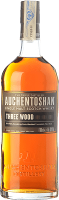 55,95 € Free Shipping | Whisky Single Malt Auchentoshan Three Wood Lowlands United Kingdom Bottle 70 cl