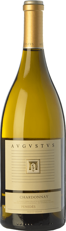 24,95 € Kostenloser Versand | Weißwein Augustus Crianza — Kurze Fassreifung D.O. Penedès Katalonien Spanien Chardonnay Magnumflasche 1,5 L