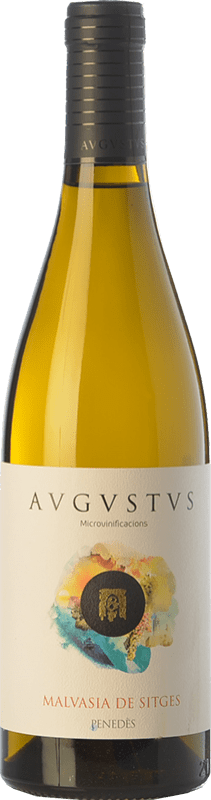 17,95 € Kostenloser Versand | Weißwein Augustus Microvinificacions Malvasia Sitges Crianza — Kurze Fassreifung D.O. Penedès Katalonien Spanien Malvasia Flasche 75 cl