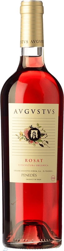 10,95 € Free Shipping | Rosé wine Augustus Rosat D.O. Penedès Catalonia Spain Merlot, Cabernet Sauvignon Bottle 75 cl