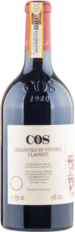 39,95 € Бесплатная доставка | Красное вино Azienda Agricola Cos delle Fontane D.O.C.G. Cerasuolo di Vittoria Сицилия Италия Nero d'Avola, Frappato бутылка 75 cl