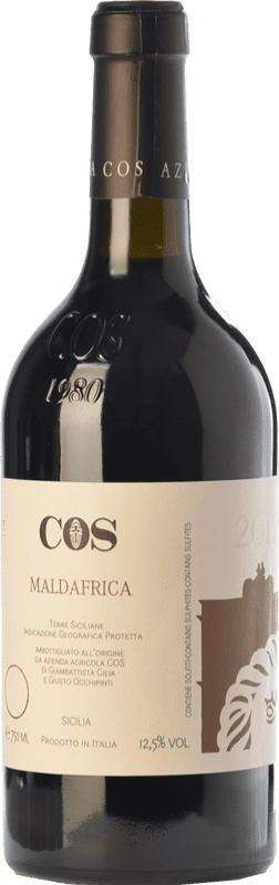 32,95 € Free Shipping | Red wine Azienda Agricola Cos Maldafrica I.G.T. Terre Siciliane Sicily Italy Merlot, Cabernet Sauvignon, Frappato Bottle 75 cl