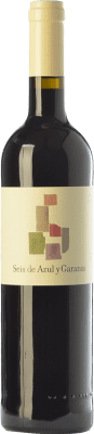 12,95 € Free Shipping | Red wine Azul y Garanza Seis Aged D.O. Navarra Navarre Spain Merlot, Cabernet Sauvignon Bottle 75 cl
