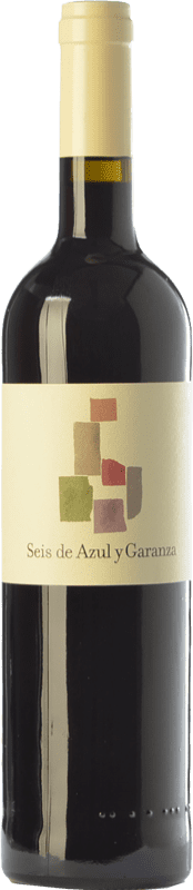 13,95 € Free Shipping | Red wine Azul y Garanza Seis Aged D.O. Navarra Navarre Spain Merlot, Cabernet Sauvignon Bottle 75 cl