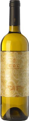 14,95 € Envío gratis | Vino blanco Cristo di Campobello C'D'C' Bianco I.G.T. Terre Siciliane Sicilia Italia Chardonnay, Insolia, Catarratto, Grillo Botella 75 cl