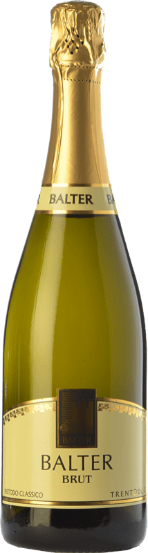23,95 € Бесплатная доставка | Белое игристое Balter брют D.O.C. Trento Трентино Италия Chardonnay бутылка 75 cl