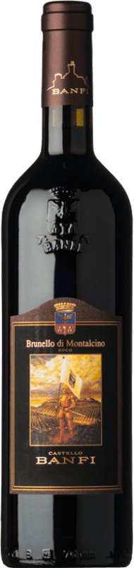 37,95 € Free Shipping | Red wine Castello Banfi D.O.C.G. Brunello di Montalcino Tuscany Italy Sangiovese Bottle 75 cl
