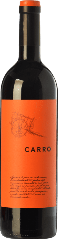 8,95 € Spedizione Gratuita | Vino Rosso Barahonda Carro Giovane D.O. Yecla Regione di Murcia Spagna Tempranillo, Merlot, Syrah, Monastrell 75 cl