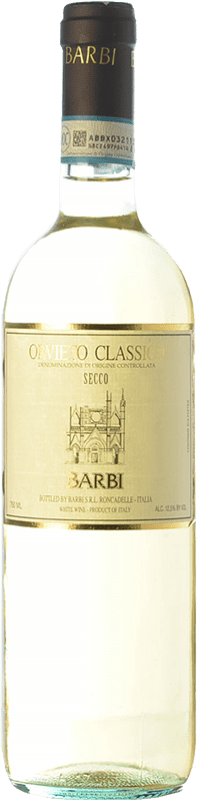 9,95 € Free Shipping | White wine Barbi Classico Secco D.O.C. Orvieto Umbria Italy Malvasía, Sauvignon, Vermentino, Procanico, Grechetto Bottle 75 cl